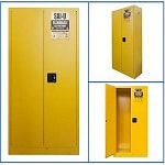 flammable storage steel cupboard